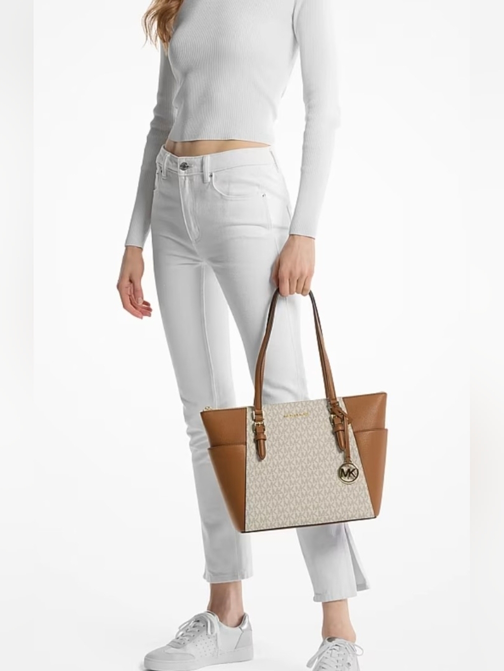 Michael Kors Charolotte Tote Bag. NWT. - Picture 4 of 11
